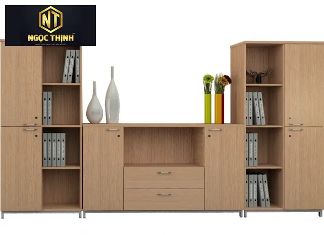 TỦ GỖ TÀI LIỆU- BỘ TỦ GỖ TÀI LIỆU HR1800-2B - HR950-3B